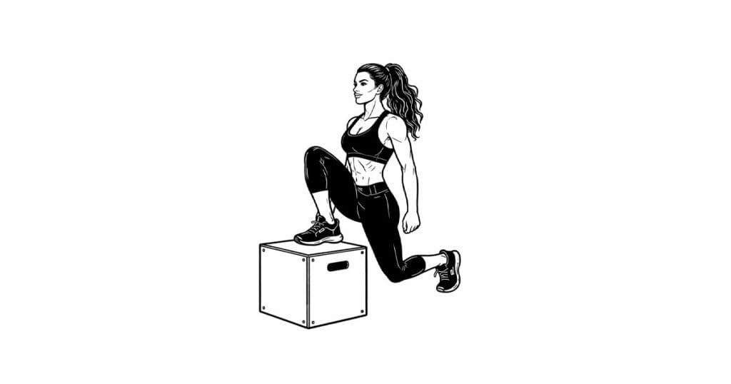 Forward Lunge onto Box