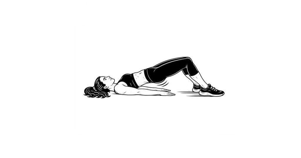 Glute Bridge Walkout