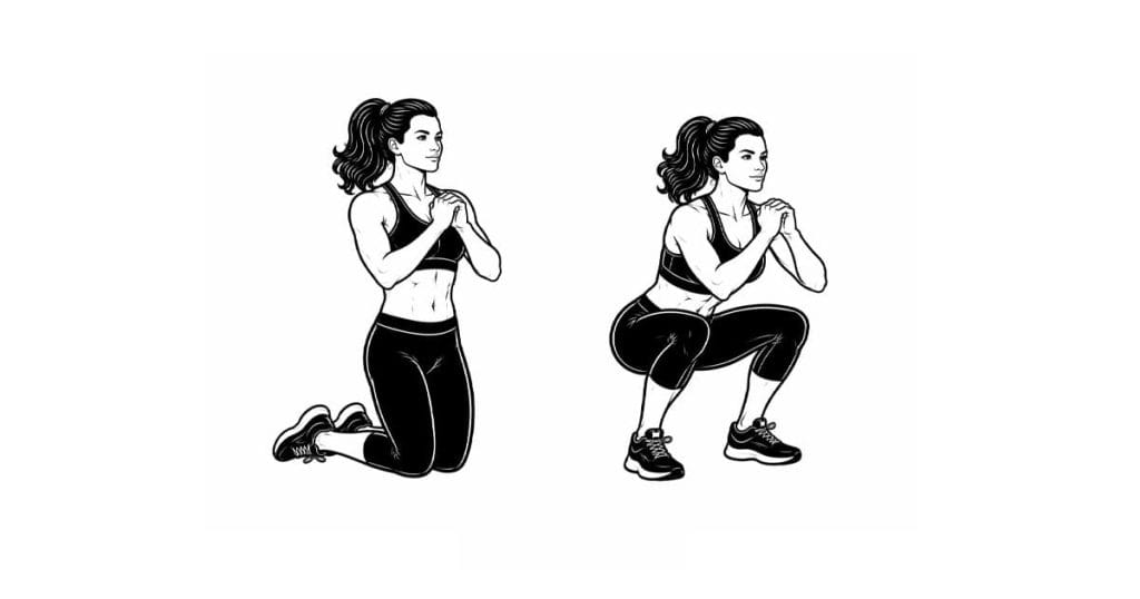 Kneeling To Squat