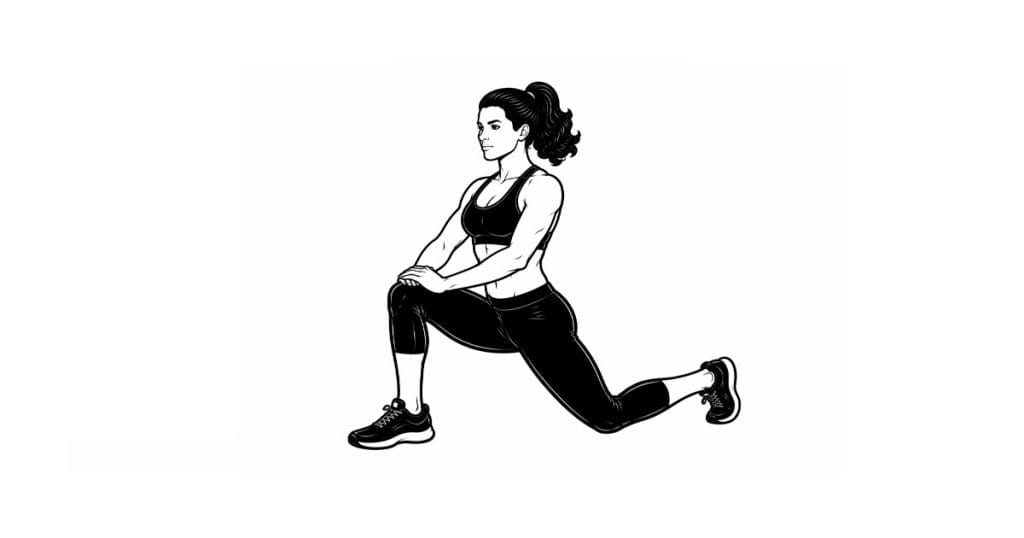 Lunging Hip Flexor Stretch