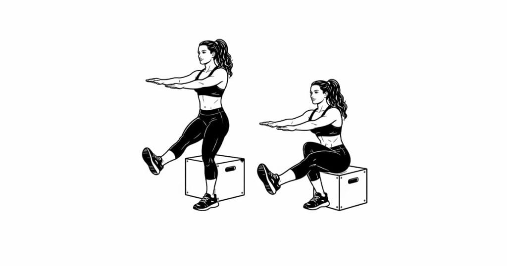 Pistol Squat to Box
