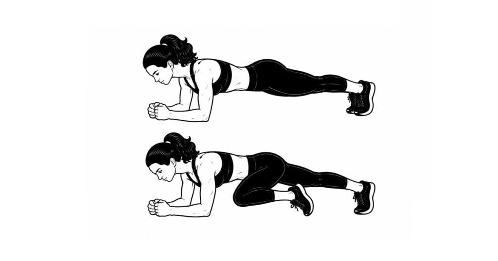 Plank Knee Touches