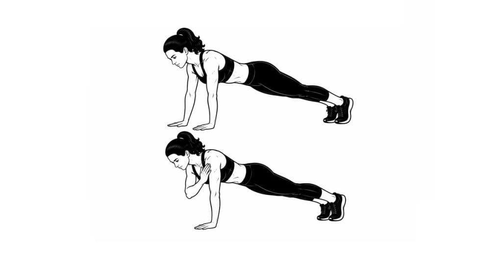 Plank with Cross-Body Reach