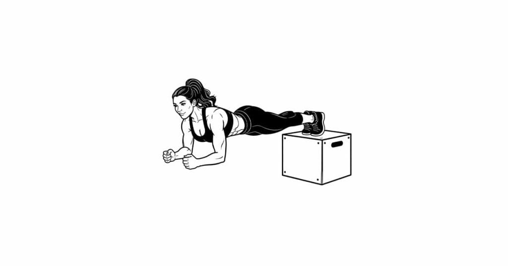 Plank with Feet on Box