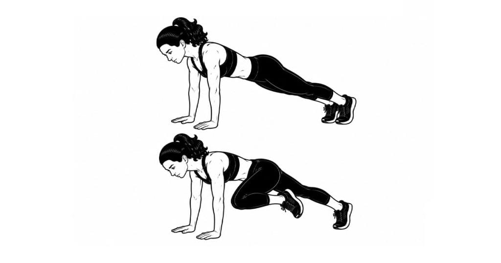 Plank with Twisting Knee Tucks