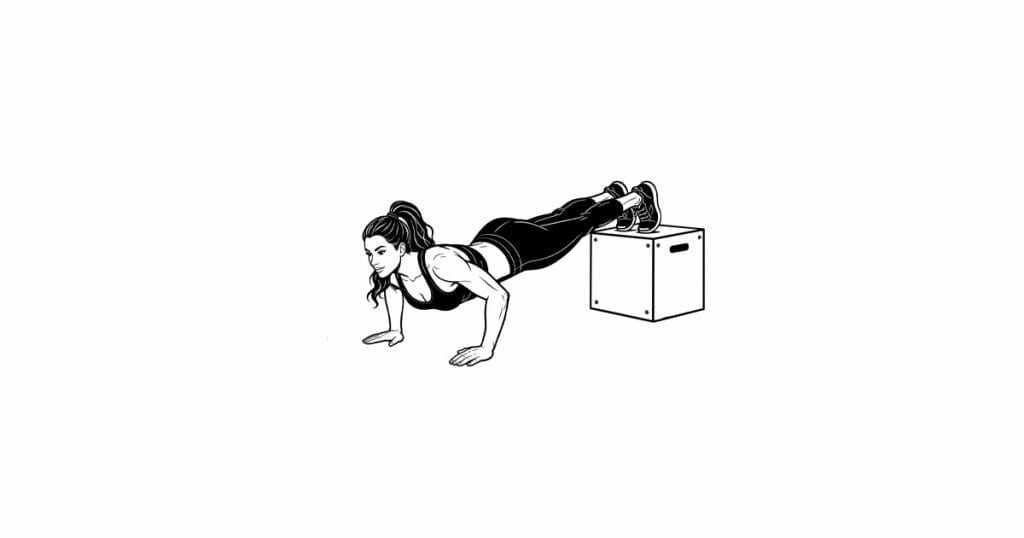 Push-Up with Feet on Box