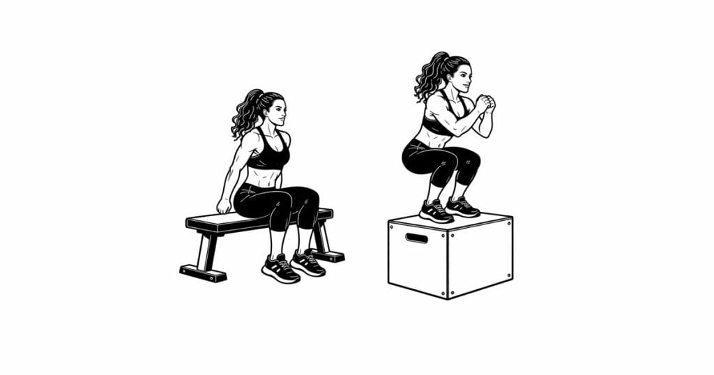 Seated Box Jumps