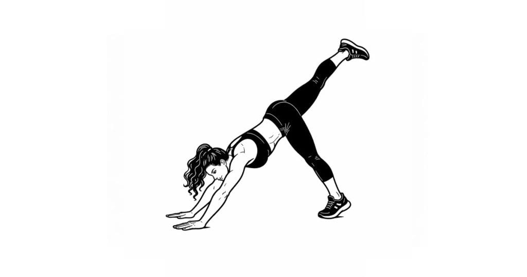 Three Legged Downward Dog