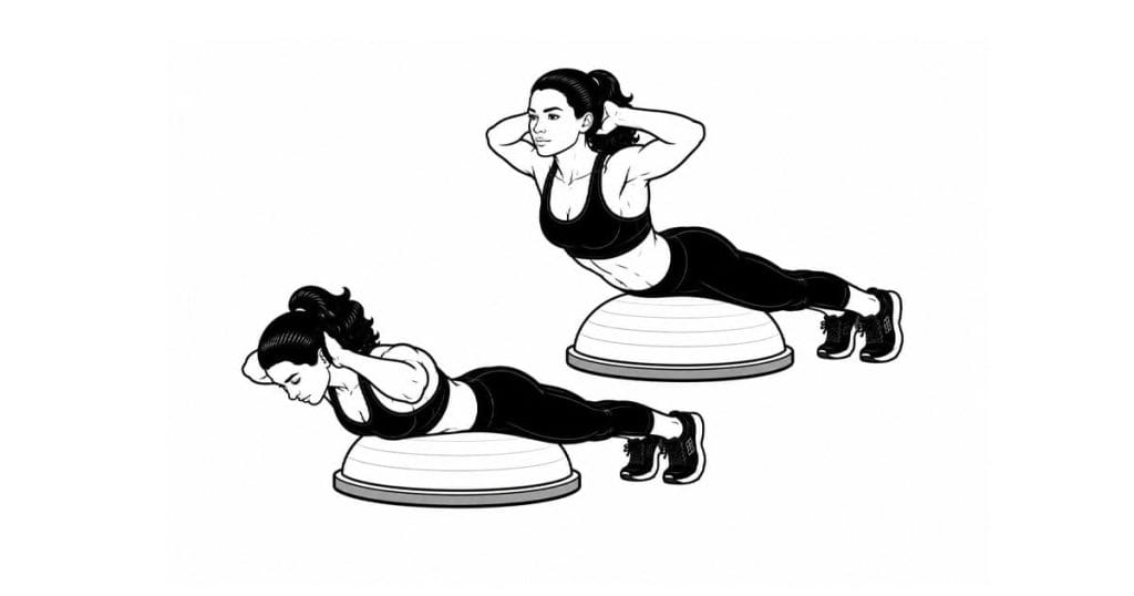 Bosu Back Extension