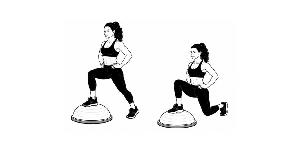 BOSU Lunge