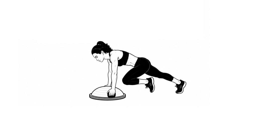 BOSU Mountain Climbers