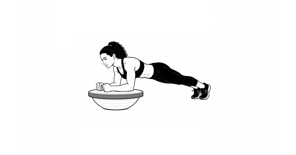 BOSU Plank (Platform Side)