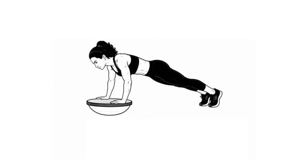 Flat-Side BOSU Push-Up