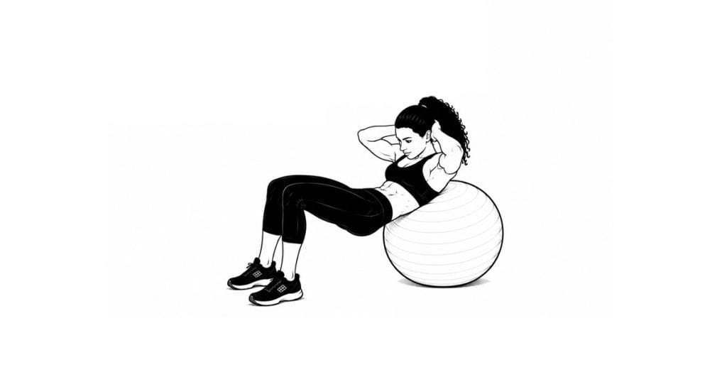 Stability Ball Crunch